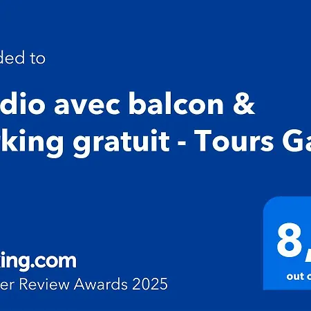 Avec Balcon & Parking Gratuit - Gare Lägenhet *