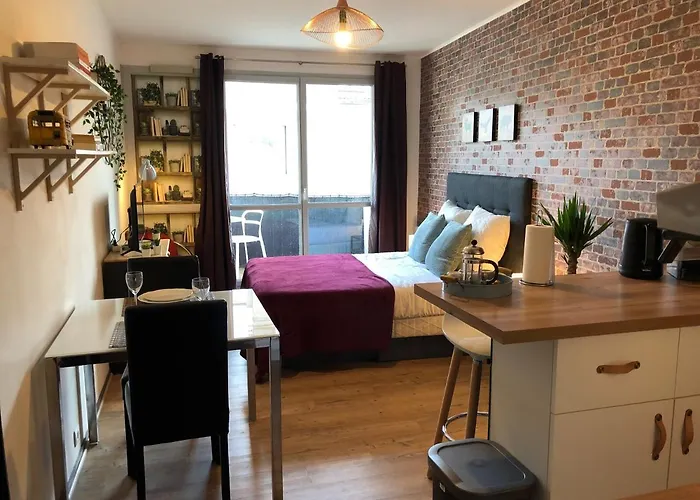 Lägenhet Avec Balcon & Parking Gratuit - Gare *